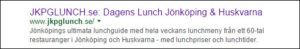 Google egna utdrag från sidtiteln